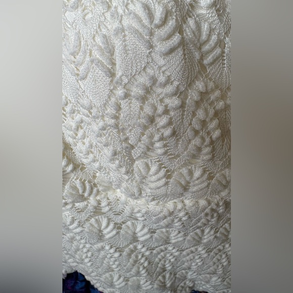 Lily Rose Lace Bodice Maxi Dress Boho Aztec Print Sleeveless L - Picture 8 of 9